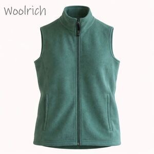 Woolrich Deep Sage Green Fleece Vest